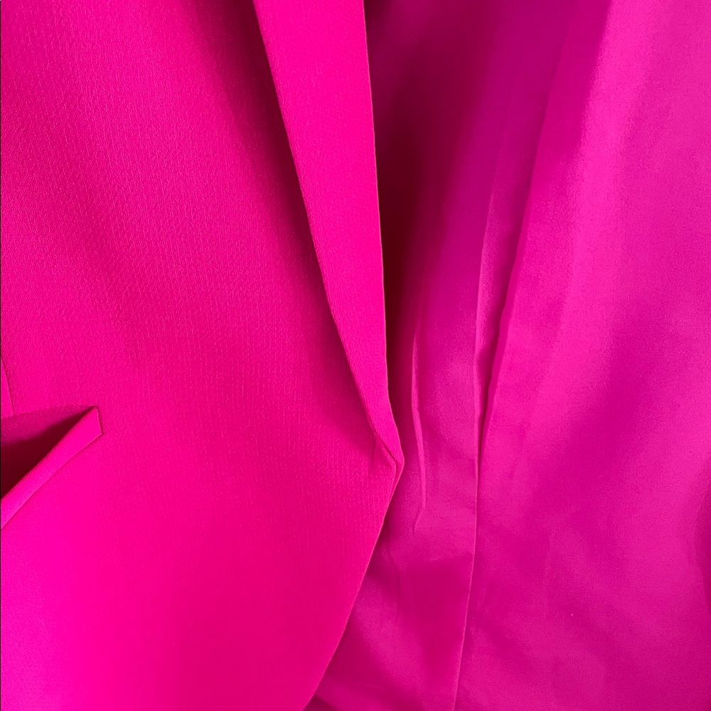 Gorgeous Express Fuchsia blazer jacket with open front L - Picture 4 of 7